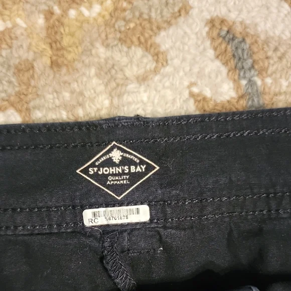 St. John's Bay Classic Black Apparel - Picture 6 of 8